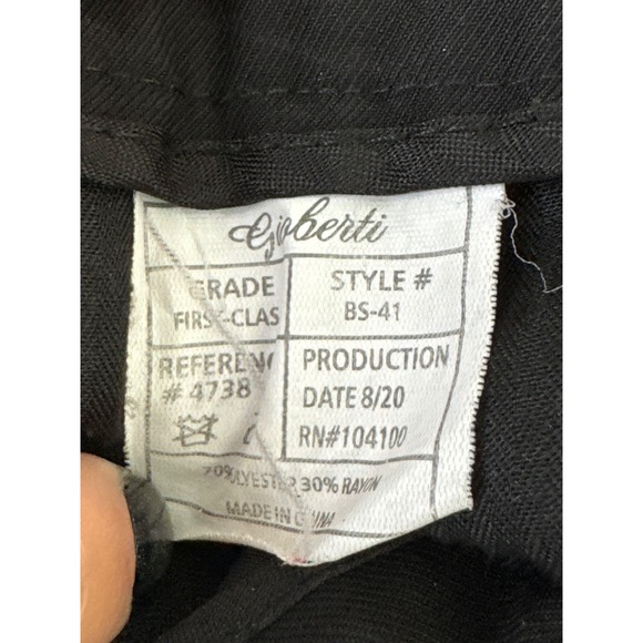 Boys Slack Pants Slim Fit Flat Front Formal Wear Adjustable Waist Band Size 2-18 - Picture 3 of 7